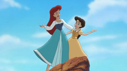 Ariel e Melody em 'A Pequena Sereia II: O Retorno para o Mar' - Reprodução/ Disney