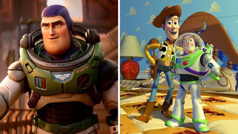 Imagens promocionais de "Lightyear" e "Toy Story" - Divulgação/Pixar
