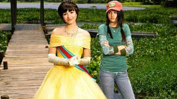 Demi Lovato e Selena Gomez para 'Programa de Proteção para Princesas' (2009) - Divulgação/Disney