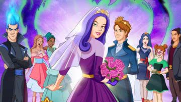 Imagem promocional de 'Descendentes: O Casamento Real' - Divulgação/Disney