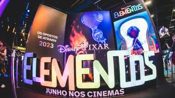 Espaço dedicado a 'Elementos', no estande da Disney na CCXP - Divulgação/ I Hate Flash