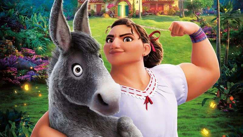 Imagem promocional da personagem Luisa, de 'Encanto' - Divulgação/Disney