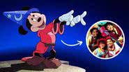Cena de 'Fantasia', da Disney e elenco de 'Castelo Rá-Tim-Bum' - Reprodução/ Disney/ TV Cultura