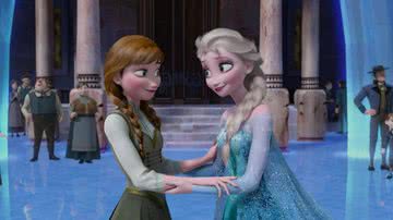 Anna e Elsa em 'Frozen' - Reprodução/Disney
