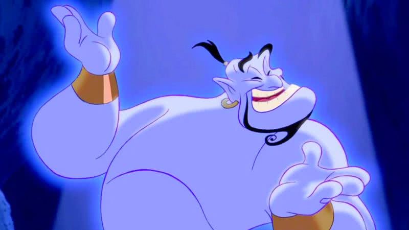 Gênio, personagem do filme 'Aladdin' da Disney - Reprodução/ Disney