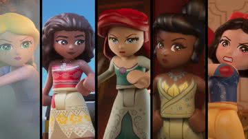 Cena do trailer de 'LEGO Disney Princesa: Aventura no Castelo' - Reprodução/Disney+