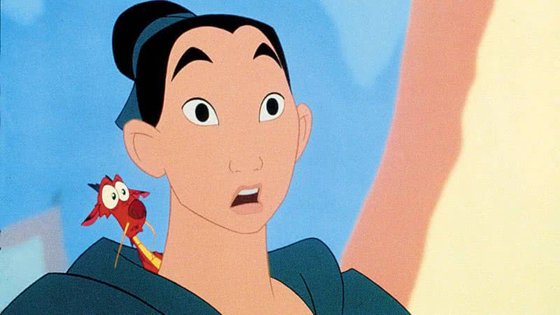 Cena da animação Mulan (1998) - Divulgação/Disney