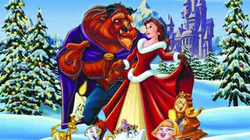 Imagem promocional do filme 'O Natal Encantado Da Bela e a Fera' (1997) - Divulgação/Disney
