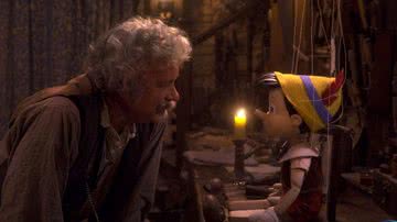 Geppetto e Pinóquio no live-action - Divulgação/Disney