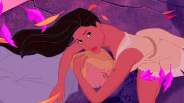 Cena da animação 'Pocahontas' (1995) - Reprodução/Disney