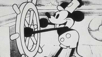 Cena do curta 'Steamboat Willie' (1928) - Reprodução/Disney