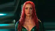 Amber Heard durante o filme "Aquaman 2" - Divulgação/ Warner Bros. Pictures
