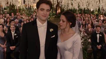Cena do casamento de Edward e Bella em 'Amanhecer - Parte 1' - Reprodução/Paris Filmes