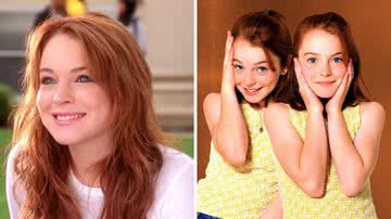 Lindsay Lohan como Cady em 'Meninas Malvadas' e Hallie e Annie em 'Operação Cupido' - Reprodução/Paramount Pictures e Divulgação/Disney