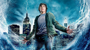 Logan Lerman como Percy em Percy Jackson: O Ladrão de Raios (2010) - Divulgação/ 20th Century Fox