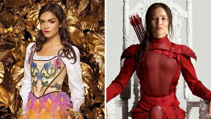 Lucy e Katniss, da franquia de Jogos Vorazes - Divulgação/Lionsgate