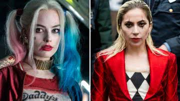 Margot Robbie e Lady Gaga caracterizadas como "Arlequina" - Reprodução/Warner Bros.