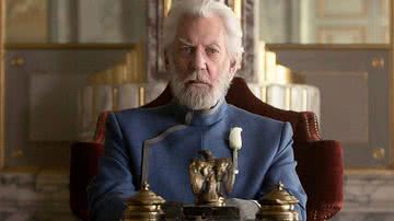 Presidente Snow (Donald Sutherland) na franquia de Jogos Vorazes - Reprodução/Lionsgate