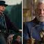 Tom Blyth em 'Billy the Kid' e Donald Sutherland como Snow em 'Jogos Vorazes'