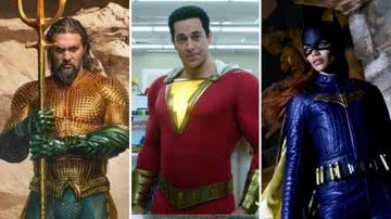 Imagens dos filmes 'Aquaman', 'Shazam!' e 'Batgirl' - Reprodução/ Warner Bros. Pictures