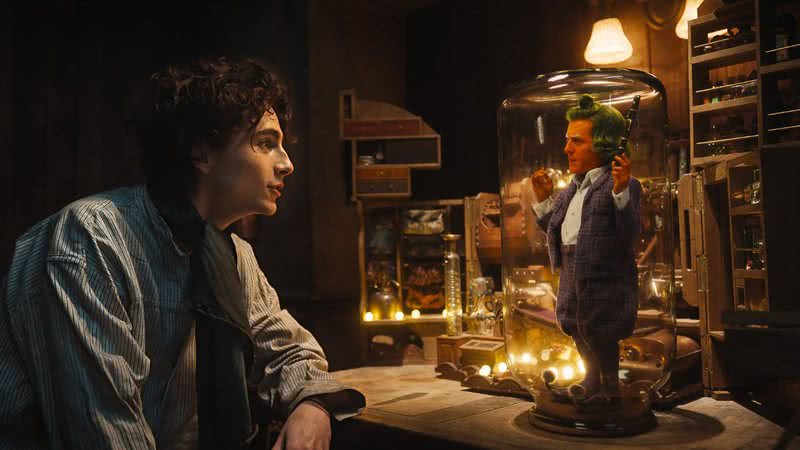 Oompa-Loompa em cena do filme 'Wonka' (2023) - Reprodução/Warner Bros.
