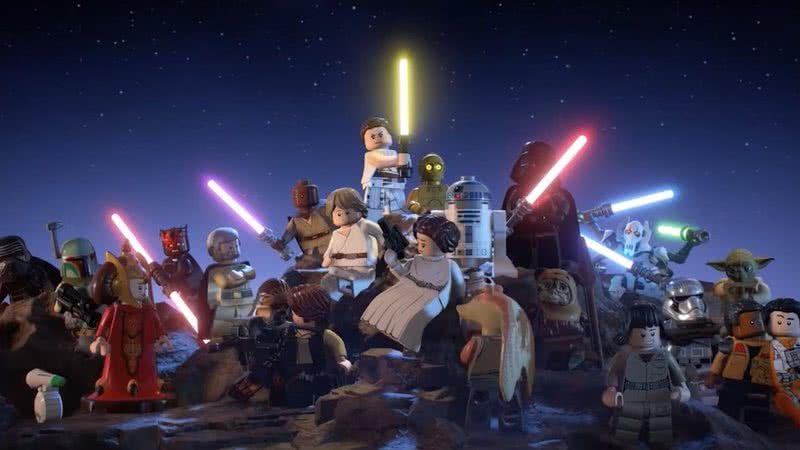 Cena do trailer de lançamento de 'LEGO Star Wars: A Saga Skywalker' - Divulgação/ Warner Play