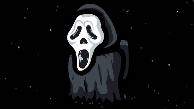 Imagem promocional da skin de Ghostface no Among Us - Divulgação/InnerSloth