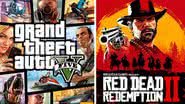 GTA V e Red Dead Redemption II - Divulgação/ Rockstar Games