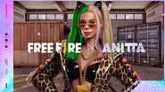 Imagem promocional da colaboração entre Anitta e Free Fire - Divulgação/Garena