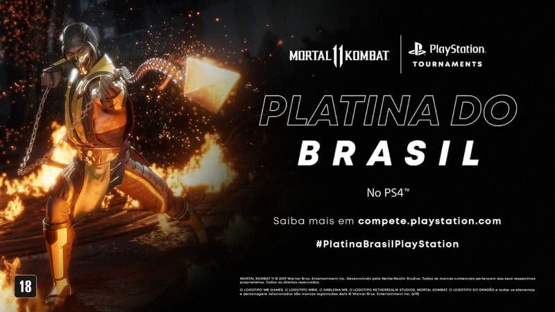 Imagem promocional da nova edição do torneio Platina do Brasil - Divulgação/PlayStation