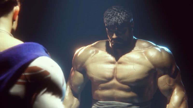 Ryu e Luke no teaser de Street Fighter 6 - Divulgação/YouTube/Capcom USA