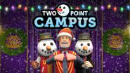Capa da nova atualização de Natal de 'Two Point Campus' - Divulgação/Two Point Studios Limited/SEGA Europe Limited