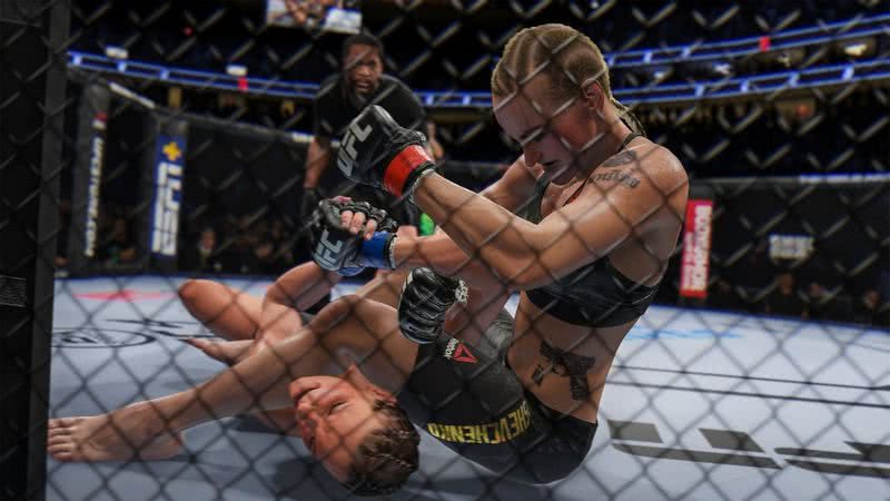 Octógono no UFC 4 - Divulgação/ PlayStation
