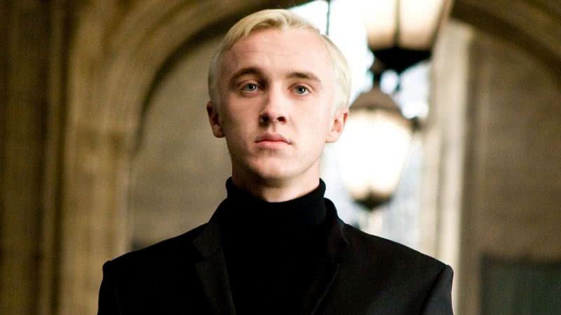 Tom Felton como Draco Malfoy nos filmes de Harry Potter - Divulgação/Warner Bros. Pictures