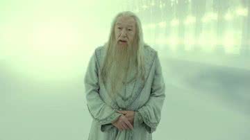 Michael Gambon como Dumbledore em 'Harry Potter e as Relíquias da Morte - Parte 2' (2011) - Reprodução/Warner Bros.