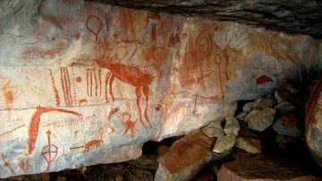 Arte rupestre encontrada na Bahia - Wikimedia Commons