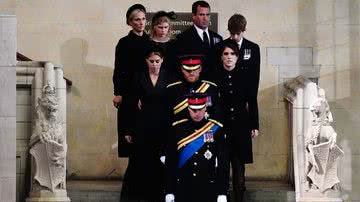 Os oitos netos da Rainha Elizabeth II em seu velório - Getty Images
