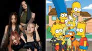 BLACKPINK e Os Simpsons - Divulgação/ YG Entertainment/ FOX