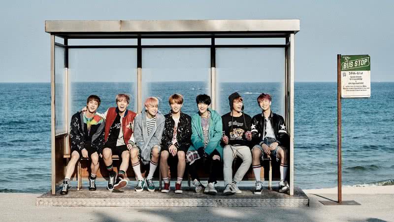 BTS no photoshoot para o single 'Spring Day - Divulgação/BigHit Music