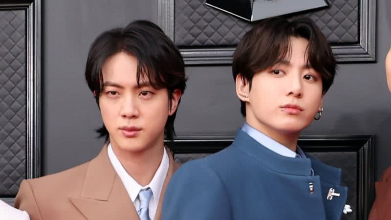 Jin e Jungkook, do BTS - Amy Sussman/Getty Images