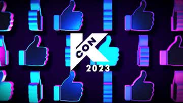 Logo da KCON 2023 - Reprodução/Twitter/KCON_official