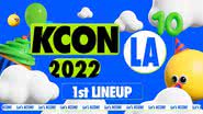Imagem promocional do lineup do KCON 2022 - Divulgação/ Youtube/ KCON official