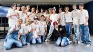 Integrantes do NCT após o show da turnê 'NCT NATION : To The World' - Reprodução/Twitter/NCTsmtown