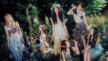 NMIXX em Concept Photo para o álbum 'A Midsummer NMIXX’s Dream' - Divulgação/JYP Entertainment