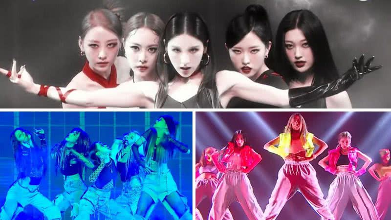 Units de dança Queen-In-Na, KEVIZ e Ex-it - Divulgação/Youtube/Mnet K-POP