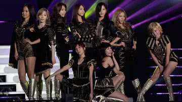 Girls' Generation durante o 21st High1 Seoul Music Awards em 2012 - Getty Images