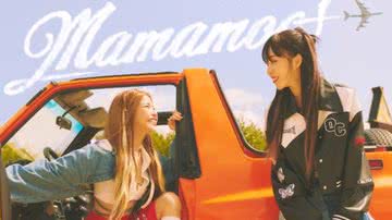 Imagem teaser da primeira unit do MAMAMOO formada por Solar e Moonbyul - Divulgação/ RBW Entertainment