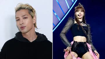 Taeyang, do BIGBANG, e Lisa, do BLACKPINK - Getty Images