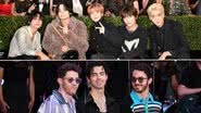Integrantes do TXT e Jonas Brothers - Jerod Harris/Dia Dipasupil/Getty Images
