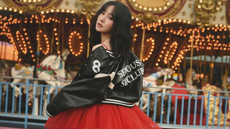 Yuju para divulgação do álbum "REC." - Divulgação/KONNECT Entertainment